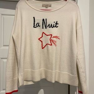 Loft embroidered sweater